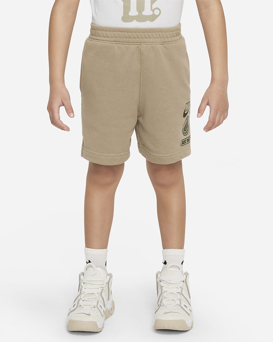 Nike Sportswear Leave No Trace French Terry Taping Shorts Little Kids Shorts. Nike JP